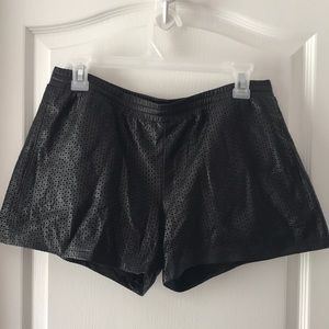 Leather Shorts